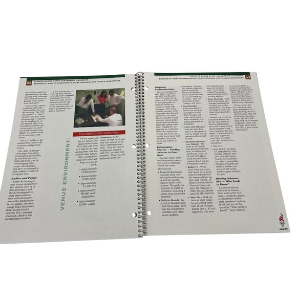 1996 Atlanta Olympics Staff Leadership Handbook + Guide & Catalog Lot Set - Picture 5 of 11